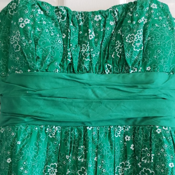 🍒Pin-up🍒NWOT Breaking Loose green dress - Picture 3 of 6